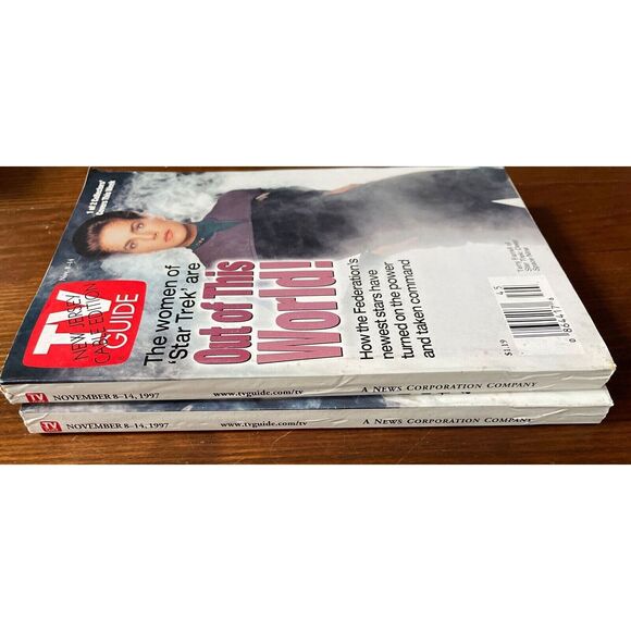 Vintage TV Guide November 8-14 1997 Vol 45 No 45 Women Of Star Trek 2 Covers Lot - Picture 4 of 12